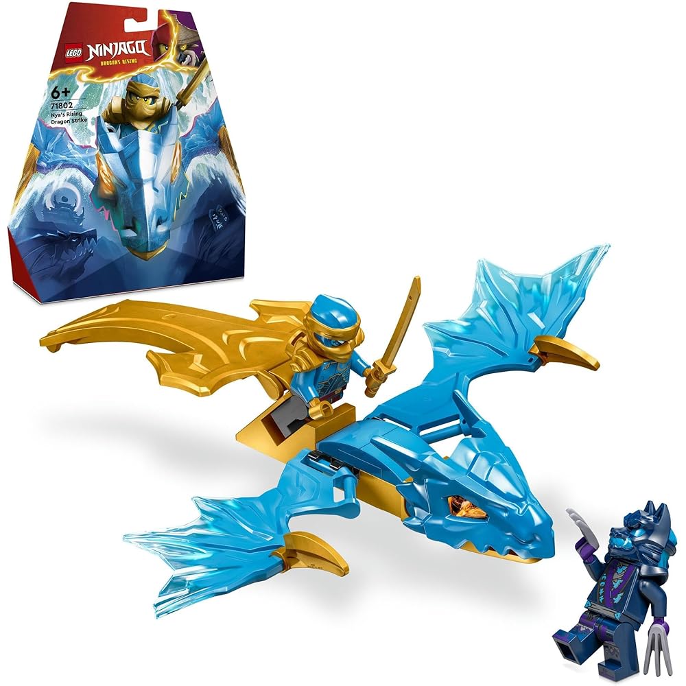 LEGO Ninjago Nya s Rising Dragon Building Set 71802 Toy for Kids Ages 6-9 Educational Gift