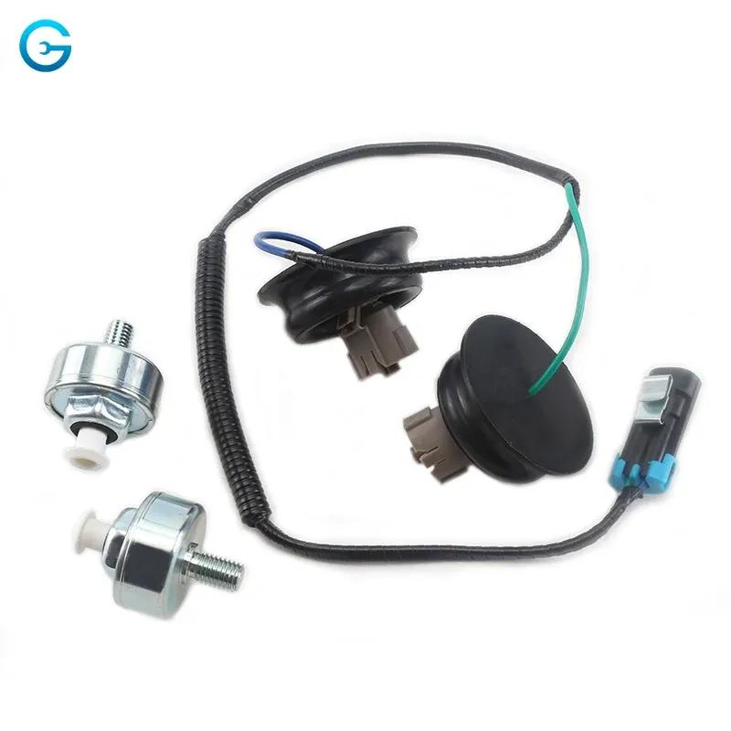 12601822 8104566030 Dual Knock Sensors With Wire Harness 10456603 12589867 Fit for Chevrolet Silverado GMC Sierra 2002 2003 2004