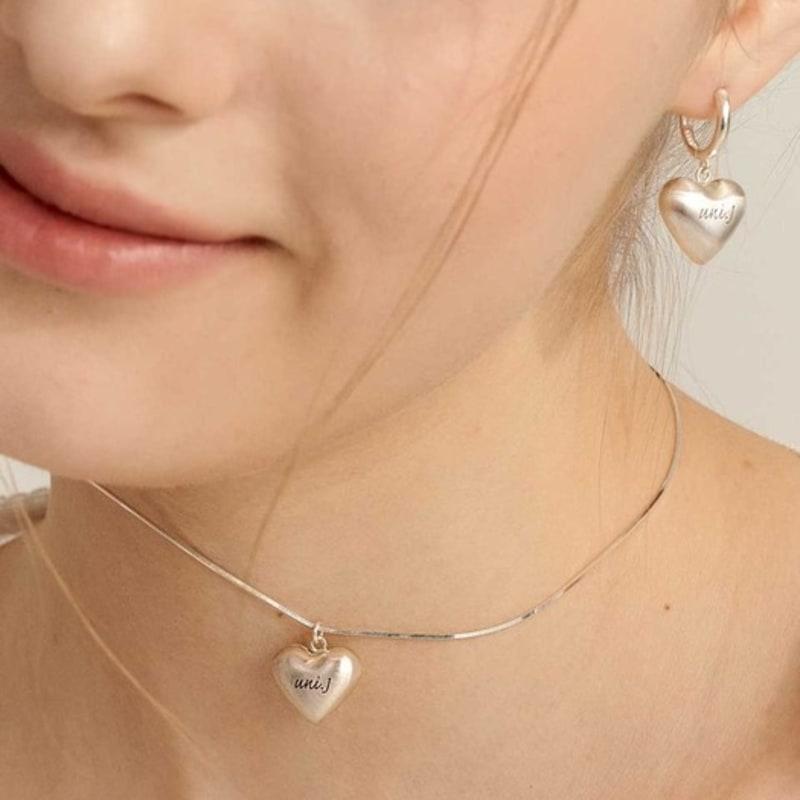 UNI.J [In515]Loving Ball Silver Necklace
