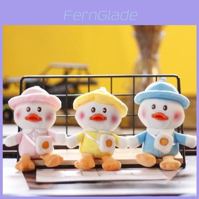 Adorable Plush Duck Keychain Cute Yellow Duck Bag Charm Soft Stuffed Toy