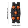 2pcs Steel Studs ice cleats with Adjustable Straps Crampon for shoes ice and snow cleats Non Slip hiking boots snow shoes