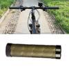 2pcs Durability Leather Mountain Bike Grip Ergonomic Comfortable Handlebars Grip for Professional Cyclists