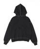 WEGO Figments Zip Brushed Double Big Korean Size Black Hoodie, Finish, Zip, Hoodie, Top, Sweatshirt, Casual, Streetwear, Style, Gift, Spring, Autumn,