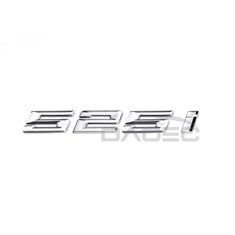 Insignia Emblema Calcomanía Pegatina Letras 3D ABS para Maletero de Coche Para BMW Serie 5 520i 525i 528i 530i 535i 540i E39 E60 E61 F10 F11 G30 tv2