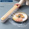 Adjustable Double Sliding Blade Fresh Wrap Cutter for Kitchen