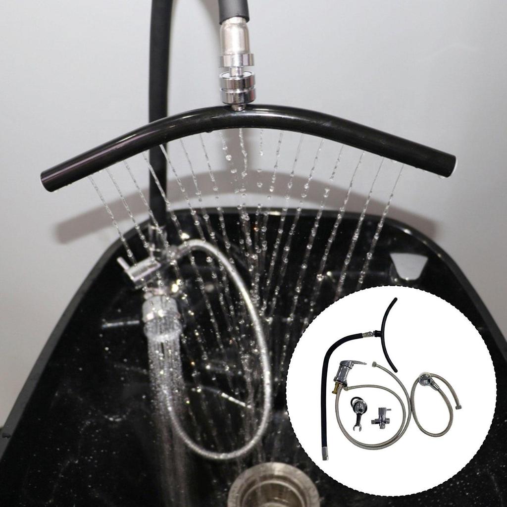 Equipment Frame Shower Head Hair Washing Bowl Massage Water Circulation Aluminum Alloy for Hygienic