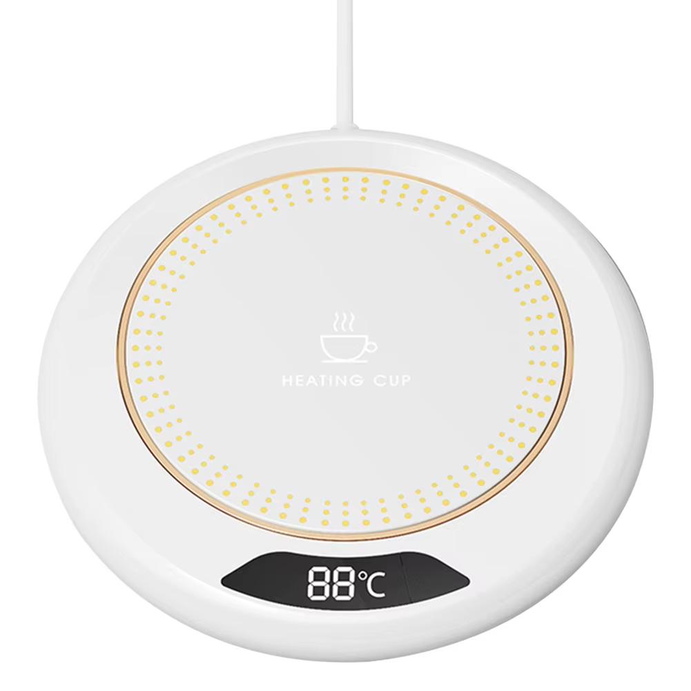 Coffee Mug Warmer USB Desk Mug Warmer Temperature Setting Electric Beverage Milk Tea Water Heating Pad Thermostat Coaster