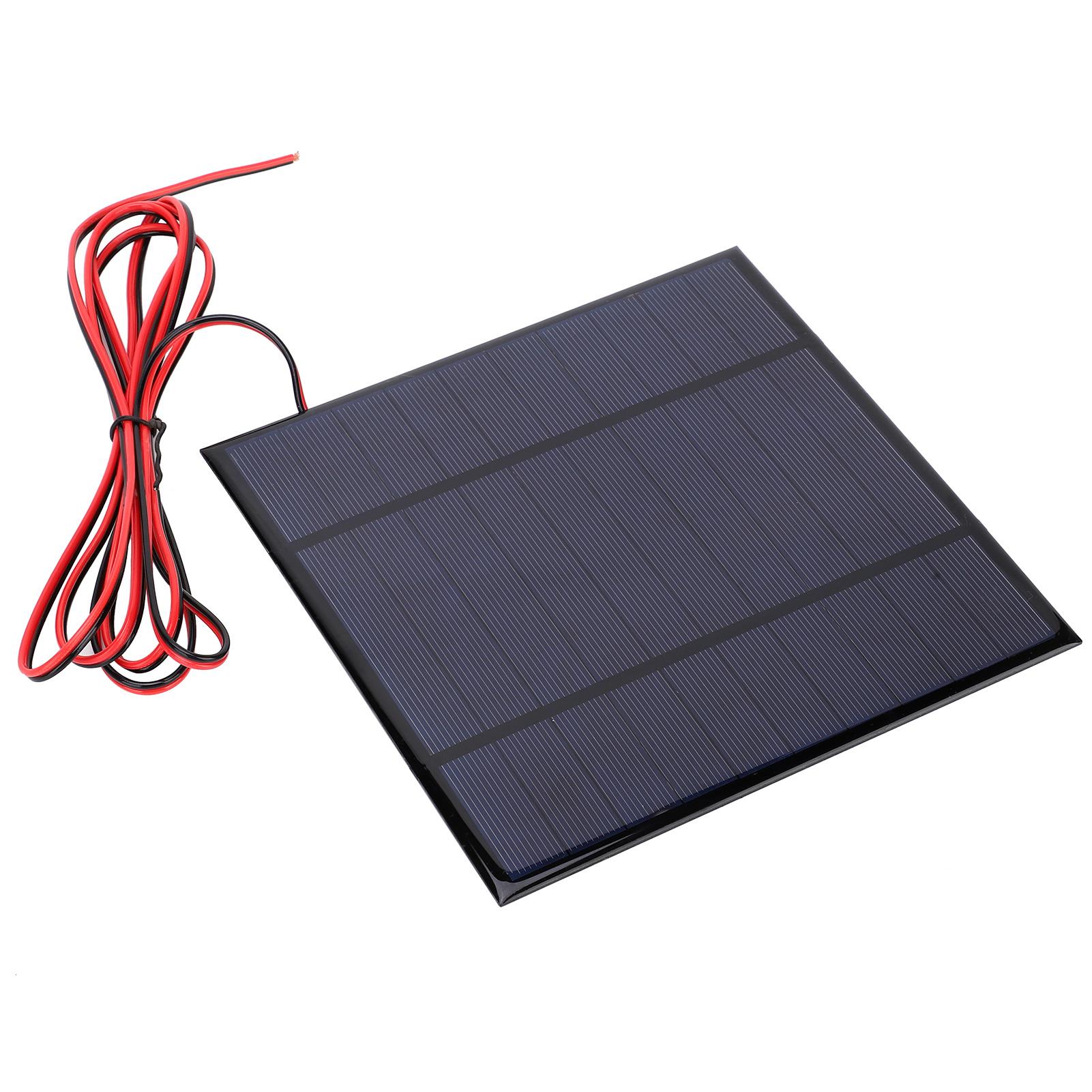 

5V 4.5W 900mA Mini Solar Panel Charger High Conversion Rate Windproof Snowproof with 78.7in Cable