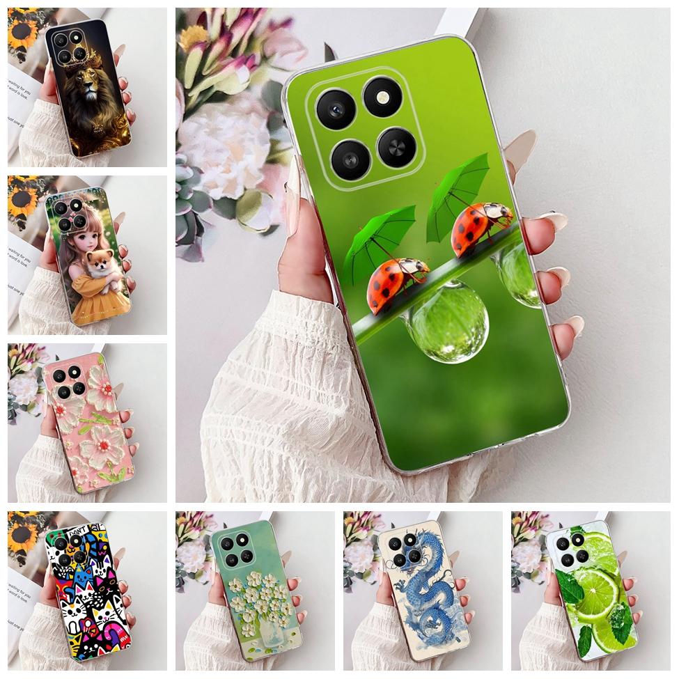 5G For Honor LGN-NX1 Case For Honor 400 Smart Cover Clear Luxury Butterfly Love Fashion Flowers Cool Lion Funny Painted Casing