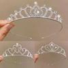 Hair Ornament Bride Crown Crystal Rhinestone Wedding Tiaras Wedding Crown  Children