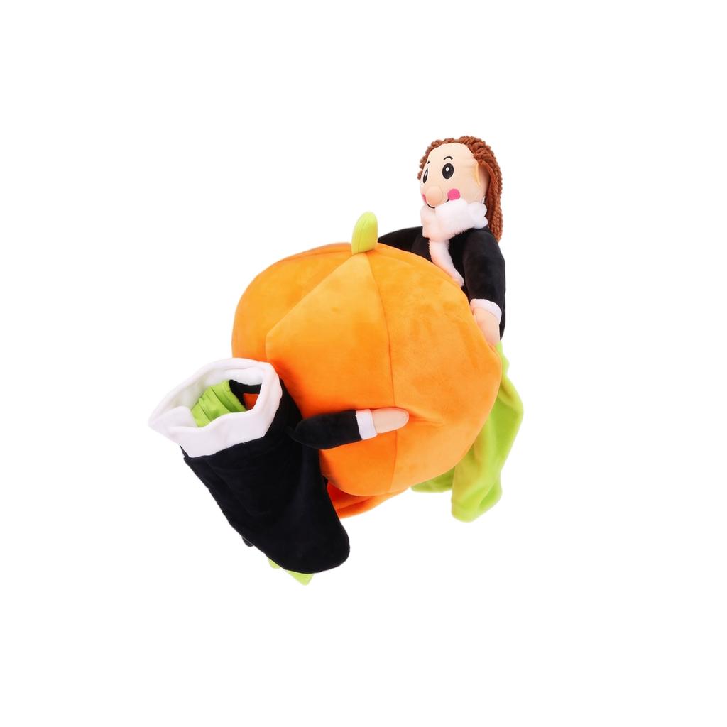 Halloween Funny Carrying Pumpkin Costume for Dogs - Dress-Up Holiday Outfit for