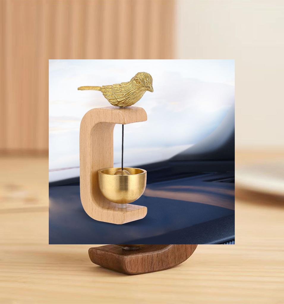 Clopoței de vânt japonez din lemn Sonerie fără fir pentru ușă de intrare Clopoțel de vânt decorativ pentru deschiderea casei, decorațiuni suspendate