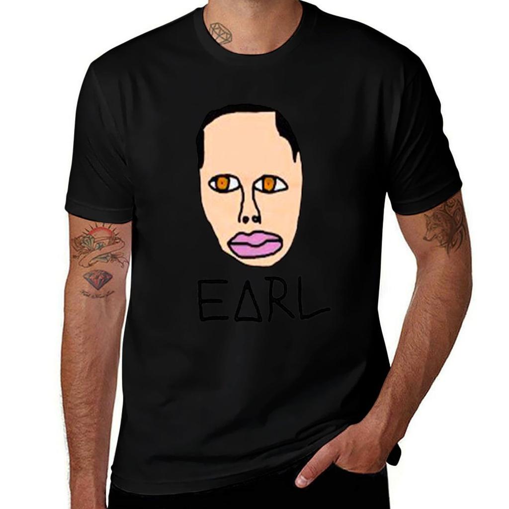 Earl Tshirt Retro Style Print Casual Top