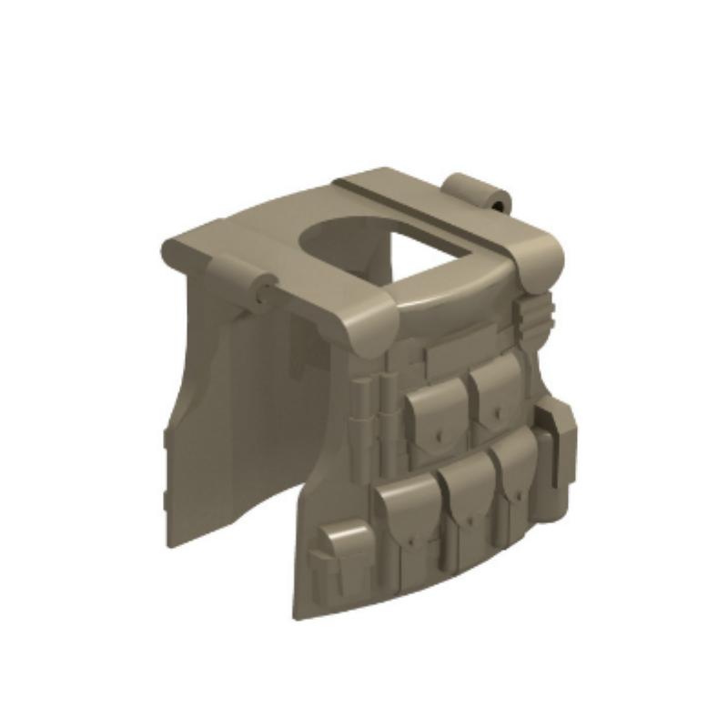 MOC 10PCS War Germany Military Equipment Tactical Soldier Vest Building Blocks Bricks Compatible Figuress Toys Children Gifts