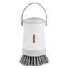 Ergonomic Handle Kitchen Pot Brush for Stainless Steel and Glass Surfaces
