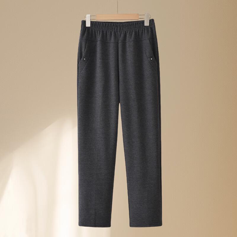 Hodo Women's Winter Fleece-Lined High-Waist Straight-Leg Trousers