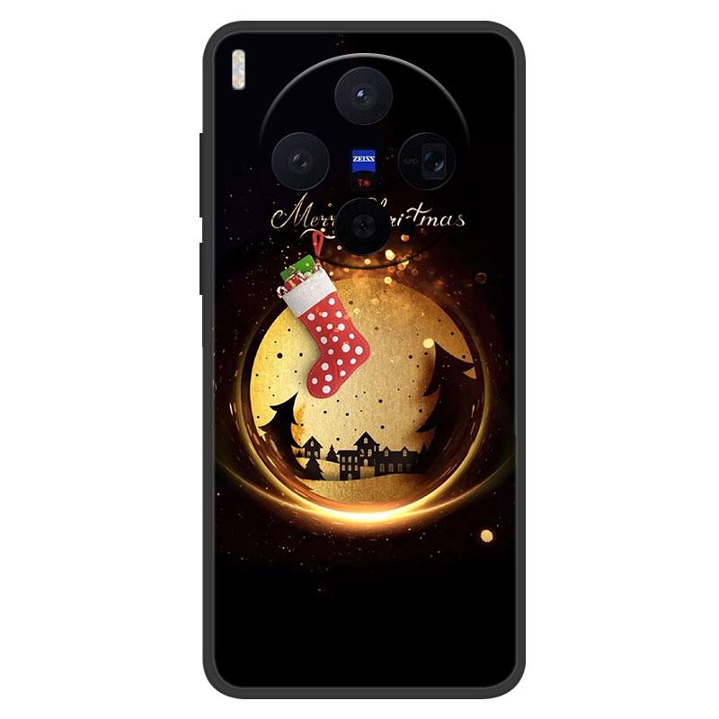 

For Vivo X300 X300Pro X200 FE X200Pro X200Ultra X200 Pro Mini X200S Case Christmas Painted Phone Cover Soft Silicone TPU Shell vivo X200s