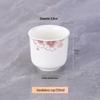 ZISIZ Crystal Porcelain Tea Cup