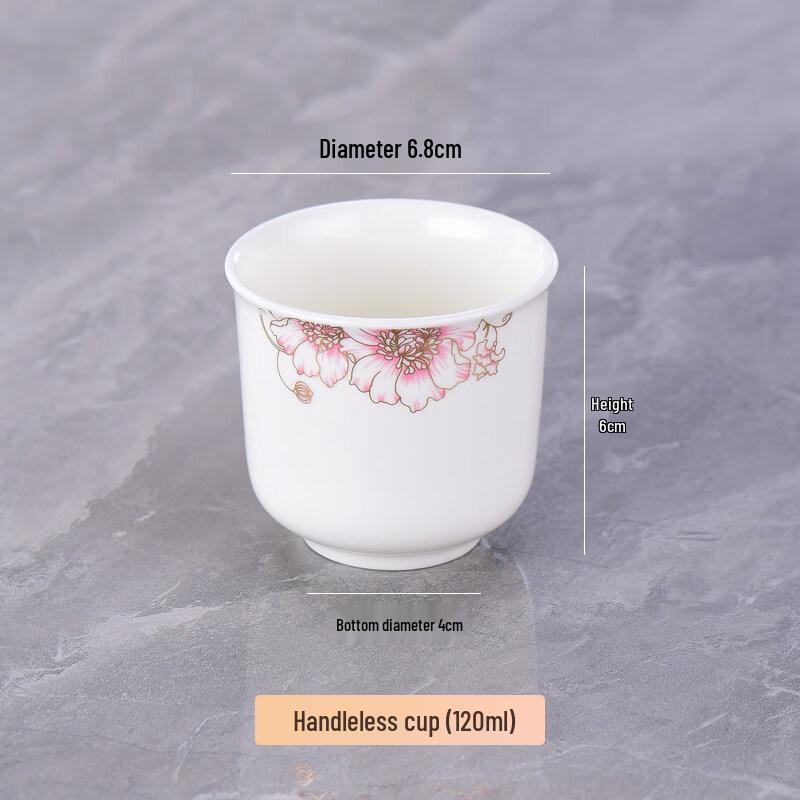 ZISIZ Crystal Porcelain Tea Cup