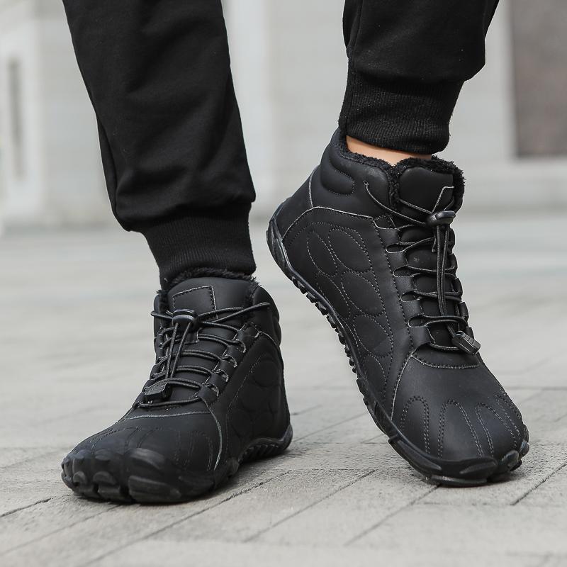 Plysch Vandring Snöstövlar Dam Ankelstövlar Herr Varma Bomullsskor Halkfria Utomhus Trekking Camping Sneakers