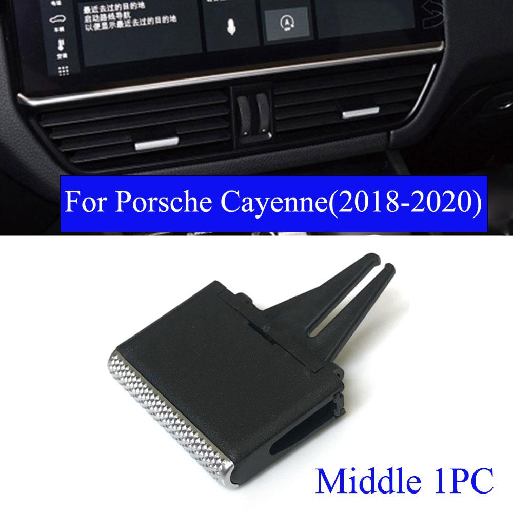 Car Middle Left Right Rear Air Conditioner Center AC Vent Grille Outlet Tab Clip Slider Repair Kit For Porsche Cayenne