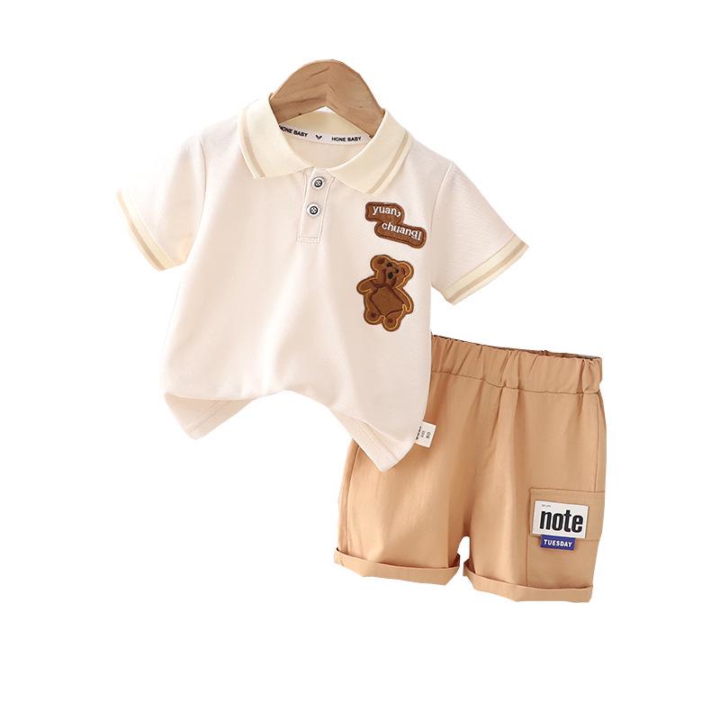 Jungen 2023 Sommer Polo Zweiteiler – Stilvolle Kurzarm-Sportbekleidung