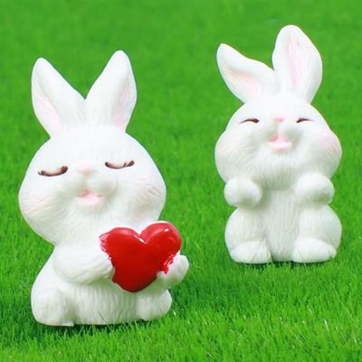 Micro-landscape Creative Cute Rabbit Animal Gardening Landscaping Decoration Accessories Desktop Small Ornament