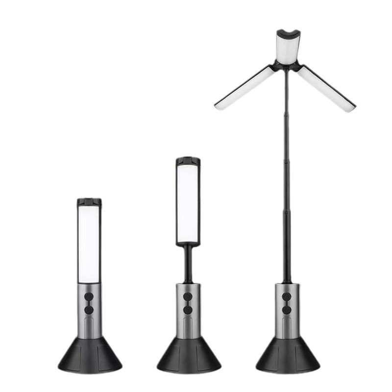 Rechargeable Outdoor Camping Light Tent Lamp Portable Foldable Flashlight Emergency Power Bank Work Floodlight