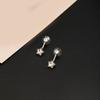 Shimmering Star Design Earrings Lightweight Zinc Metal Allergy Safe Everyday Wear