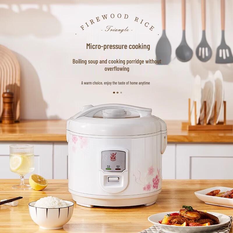 Triangle Brand 5L 316 Stainless Steel 0-Coating Micro-Pressure Rice Cooker CN plug (adapter included)