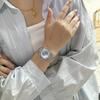 Gypsophila Steel Band Luxury Women's Quartz Watch with Diamond-Set Round Dial