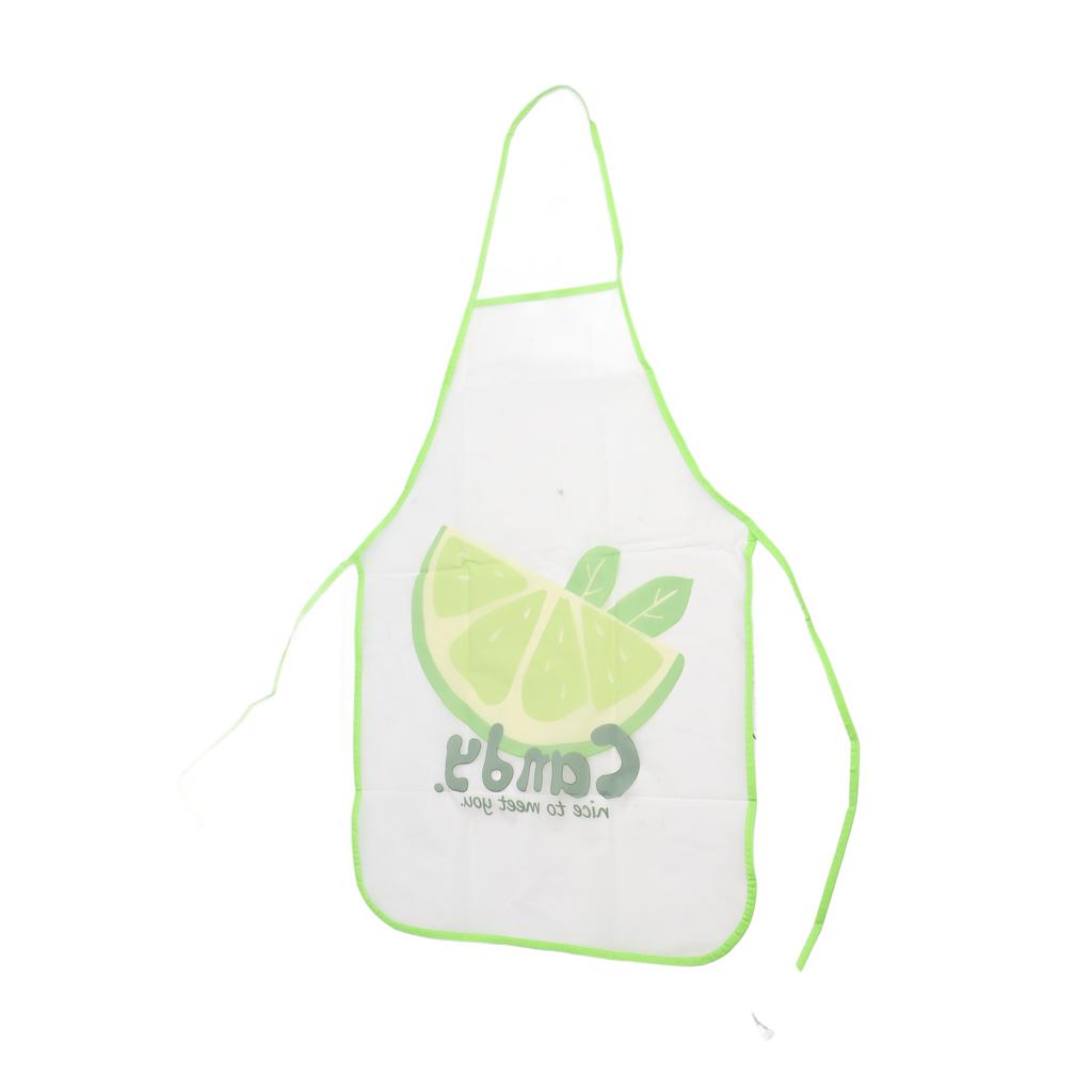 Cute Fruit Cartoon Pattern Kitchen Cooking Apron for Women Men Lemon