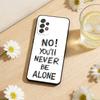 Handwritten Quote Art Phone Case For Samsung S26,S25,S24,S21,S22,S23,S30,Ultra,S20,Plus,Others Soft Black Cover