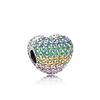 Crystal Simulate Pearl Heart Flower Beads For Women Bracelets And Bracelets DIY Jewelry