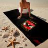 America Club's Crest With Rabbit Beach Towel, Quick-drying, Easy to Care for, Use for Both Fitness and Beach Vacations,Sports Essential Fan Gift