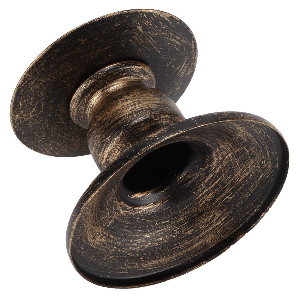 Black Iron Candlestick Stand Iron Candlestick Holders Metal Candle Pedestal Table Centerpiece