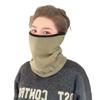Wavy Fleece Striped Cycling Veil: Windproof, Cold-Proof Mask for Autumn & Winter