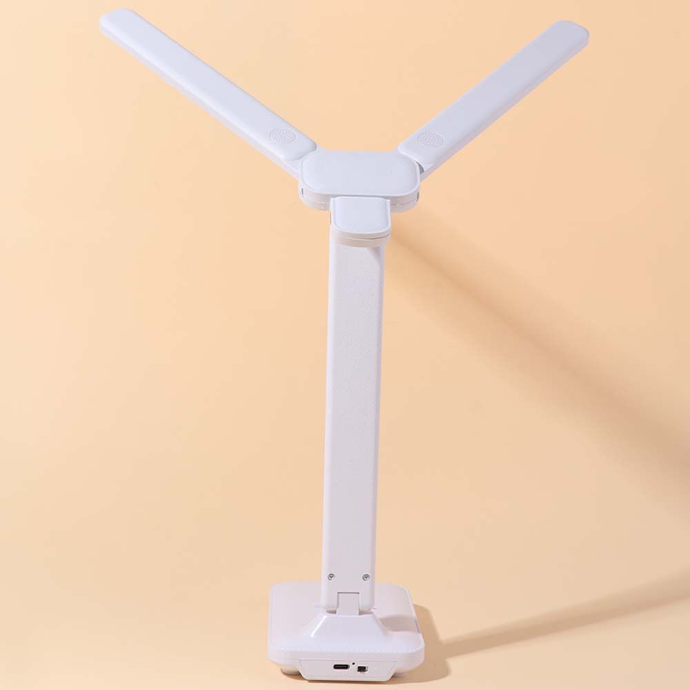 Touch Control LED Desk Lamp Eye Protection Foldable Reading Light Dimmable Table Lamp Bedside Use