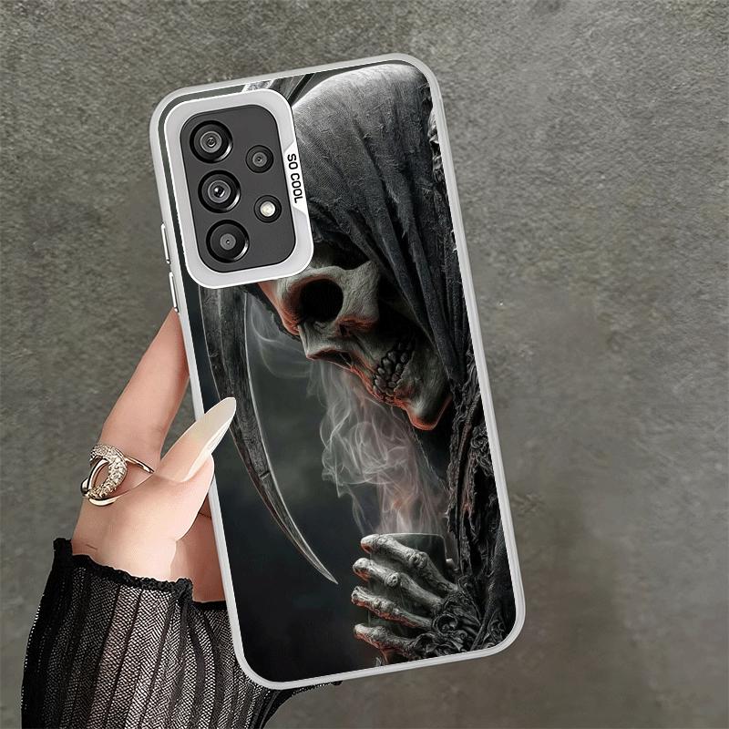 

Death Grim Reaper Skull Scythe Shockproof Phone Case for Samsung A17 A16 A15 A14 A37 A57 A36 A56 A26 A35 A55 A25 A34 A54 A24 A13 Samsung A36