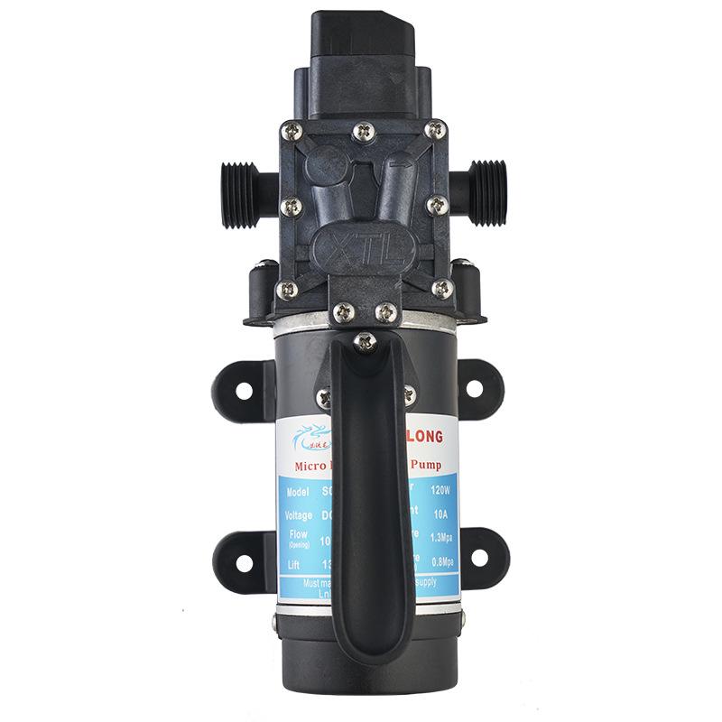 High Pressure 120W Self-Priming Car Wash Pump – Large Flow Micro Diaphragm Design
