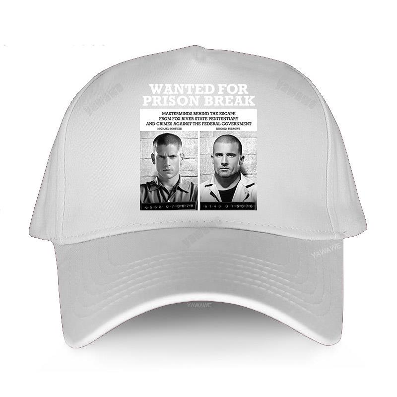New Leisure and comfortable Sunlight Unisex Hat Wanted For Prison Break Unisex baseball cap breathable outdoor hat Cotton print Cap