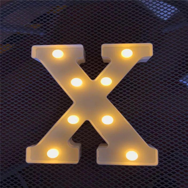 LED Love Letter & Number Lights for Valentine's Proposal Decor
