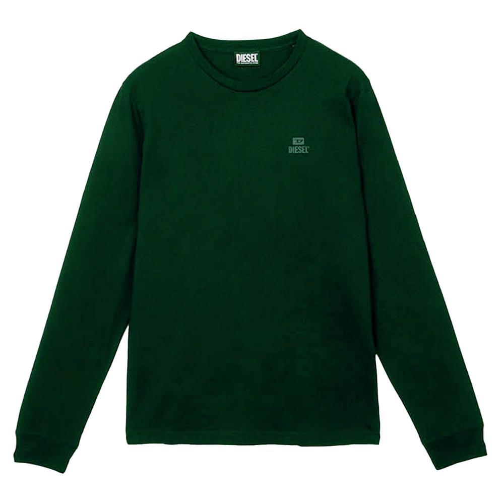 Diesel Unisex Adult Monotone Logo Long-Sleeved T-Shirt