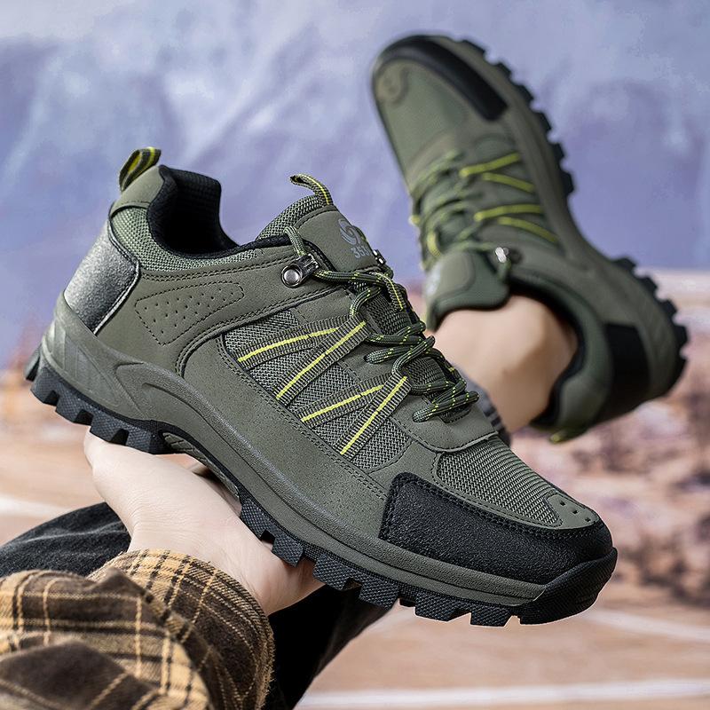 Hiking shoes hiking hiking shoes trendy breathable waterproof non-slip low-top spring and summer outdoor shoes men 38