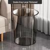 Acrylic Transparent Trash Can: Chic, Simple Storage Bin for Living Room, Kitchen, or Bathroom