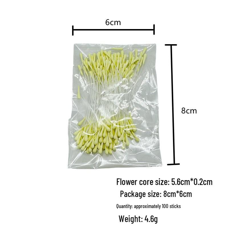 Chenille Stem DIY Kit: Stamen, Tassel, Pompom, Floral Tape & Glue Sticks