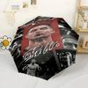 Cristiano Ronaldo's Trophy Showcase Portable Automatic Umbrella Compact 8-Rib Design Compact Design for Outdoor Daily Use Compact Folding Umbrella