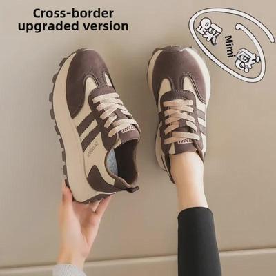 Dámske tenisky v štýle Hong Kongu s hrubou podrážkou - 2024 Jesenno-zimné trendy tenisky