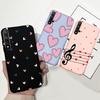 For Huawei Nova 5T Case Beautiful Girl Flower Phone Case For Huawei Nova5T YAL-L21 Soft Silicone Shockproof Back Cover Bumper