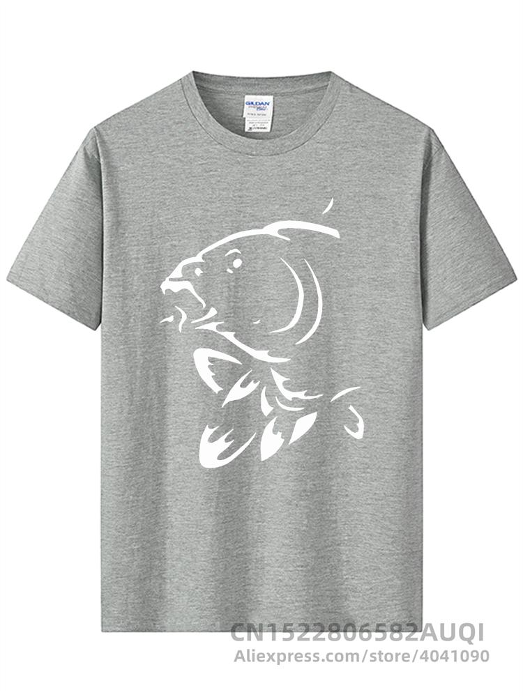 Summer Round Neck 3D Fish Print Top Fashionable Casual Short Sleeved Men's T-shirts